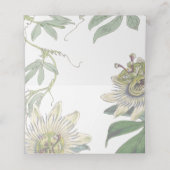 Placement Carte d'emplacement ou carte d'escorte de la table (Intérieur déplié)