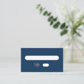 Placement Carte d'emplacement plat pour Mariage de la Marine (Debout devant)