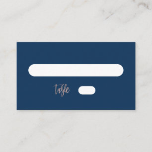 Placement Carte d'emplacement plat pour Mariage de la Marine