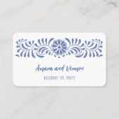 Placement Carte d'endroit de style talavera mexicaine (Dos)