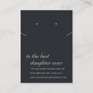PLACEMENT CARTE D'ÉQUIPEMENT DE CADEAU POUR FILLE NOIRE ET B