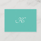 Placement Carte d'escorte/de siège Mariage de poisson d'Amér (Dos)
