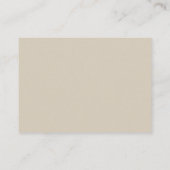 Placement Carte d'escorte étoile et dollar de sable (Dos)