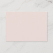 Placement Carte d'invité de mariage Élégante Orchidée (Dos)