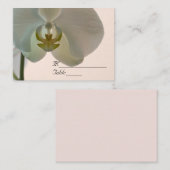 Placement Carte d'invité de mariage Élégante Orchidée (Devant / Derrière)