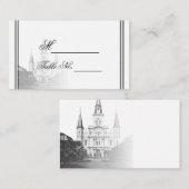 Placement Carte du lieu de mariage de destination de la Nouv (Devant / Derrière)