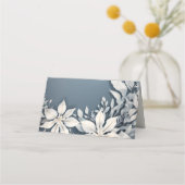 Placement carte du lieu de mariage d'hiver (Dos)