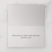 Placement Carte Mariage britannique sur le toit de chaume (Intérieur déplié)