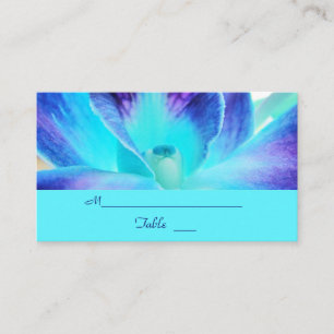 Placement Carte Mariage/Carte de visite Blue Orchid