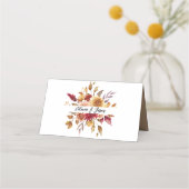 Placement Carte mariage de automne (Dos)