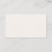Placement Carte Mariage de automne Whimsical (Dos)