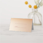 Placement Carte mariage de coucher de soleil rouge (Devant)