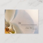 Placement Carte Mariage de l'élégance orchidée blanche (Devant)