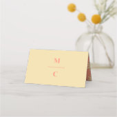 Placement Carte Mariage de marguerite (Dos)