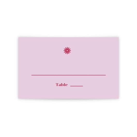 Placement Carte Mariage de marguerite
