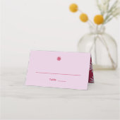 Placement Carte Mariage de marguerite (Devant)