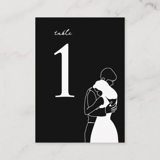 Placement Carte mariage de nom d'invité personnalisée (Dos)