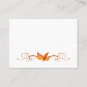 Placement Carte Mariage de remplissage d'automne (Dos)