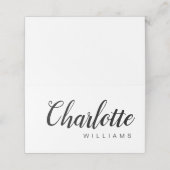 Placement Carte Mariage de script (Extérieur déplié)