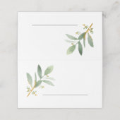 Placement Carte Mariage ou lieu de l'événement (Extérieur déplié)