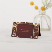 Placement Carte Place des Fleurs d'or de Bourgogne (Dos)