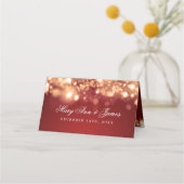 Placement Carte Place Mariage de vacances Sparkling Lights O (Dos)