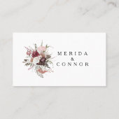 Placement Carte Place Mariage Flat Boho de Bourgogne (Dos)