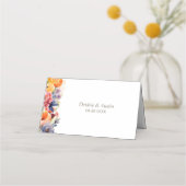 Placement Carte Place Mariage Floral de printemps (Dos)