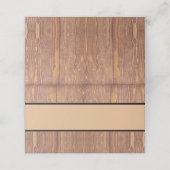 Placement Carte Place Panneaux de bois (Extérieur déplié)