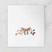 Placement Carte Place Thanksgiving de la Branche Automne (Extérieur déplié)