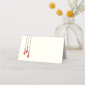 Placement Carte pliée de minuit automne (Dos)