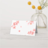 Placement carte porte-monnaie en fleurs de cerisier rose (Dos)