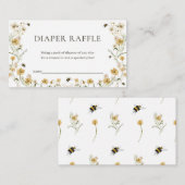 Placement Carte Raffin de la couche de Baby shower maman à a (Devant / Derrière)