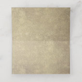 Placement Carte Rustique Boho Place Floral de la Marine Roug (Intérieur déplié)