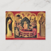 Placement Carte simple de prières funéraires orthodoxes (Devant)