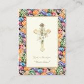 Placement Christ ressuscité" Carte de Pâques orthodoxe avec  (Devant)