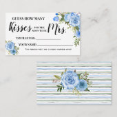 Placement Combien de baisers pour bientôt être la carte de j (Devant / Derrière)