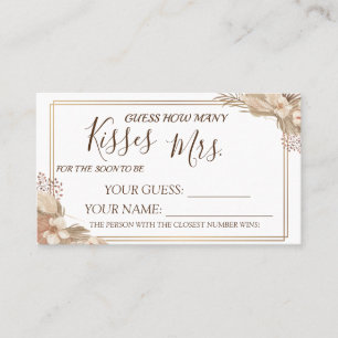 Placement Combien de baisers pour être Mme jeu de carte de d