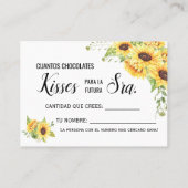 Placement Combien de baisers pour la prochaine carte de jeu (Dos)