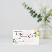 Placement Combien de baisers pour le Bientôt être la carte M (Debout devant)