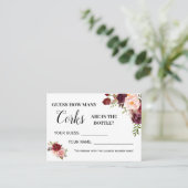 Placement Combien de bouchons jeu anglais espagnol carte de  (Debout devant)