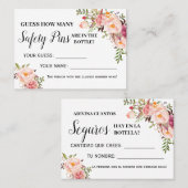 Placement Combien de broches de sécurité jeu carte de douche (Devant / Derrière)