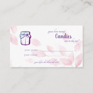 Placement Combien de Candies Fête des mariées Carte de jeu