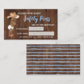 Placement Combien De Pins De Sécurité Une Carte De Jeu De Do (Devant / Derrière)