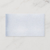 Placement Crystal Snowflake Réception de mariage Carte de li (Dos)