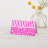 Placement Dancing Ballerina Carte de place fête d'anniversai (Dos)