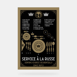 Placement de vaisselle de table formelle approprié