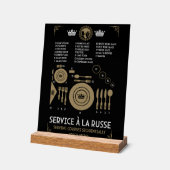 Placement de vaisselle de table formelle approprié (Angle)