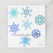 Placement Détenteur de carte de table/place personnalisable (Extérieur déplié)