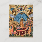 Placement Dormition de la carte de prière funéraire Theotoko (Devant)